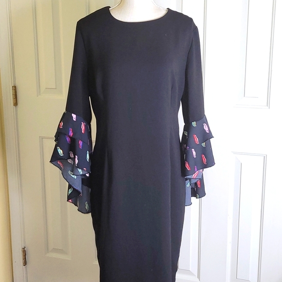 Marina Kaneva Dresses & Skirts - Marina Kaneva Sheath Women's Race Cars Design Sleeves Dress Size 12